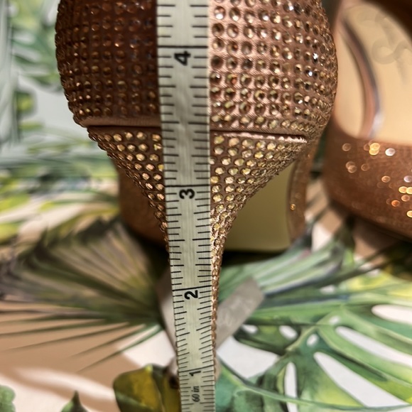 Jessica Simpson rhinestone heels. Sz 6.5 - Picture 6 of 7